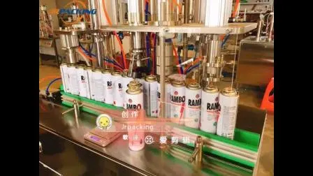Low Cost Lubricant 4 in 1 Aerosol Filling Machine for Startup