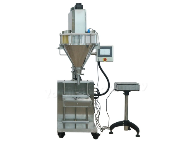 Df-Y &amp; Ds-3 Automatic Dry Sachet Bottle Bag Milk Cosmetic Chemical Pepper Spices Powder Weighing Dosing Auger Powder Filling Machine