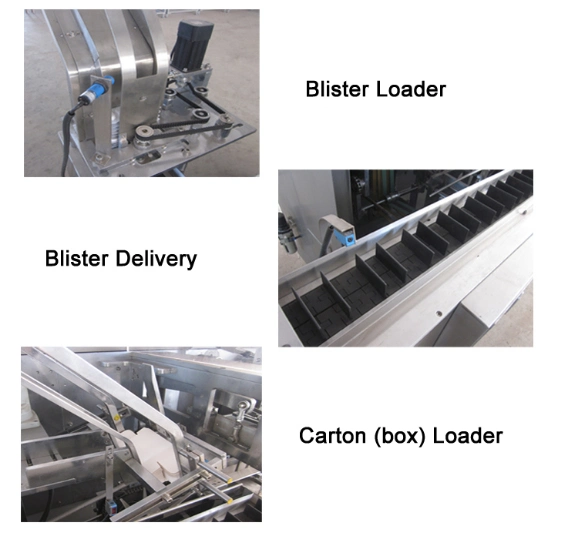 Automatic Blister and Bottle with Manual Box Packing Cartoning Machine