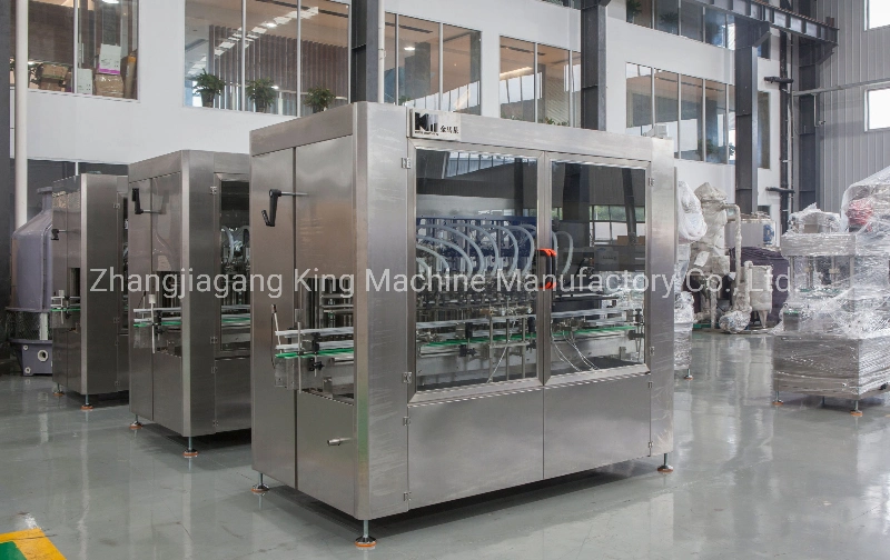 Automatic Soap Shampoo Detergent Bleach Cosmetics Preservative Hand Sanitizer Linear Chemical Liquid Filling and Capping Packing Machine