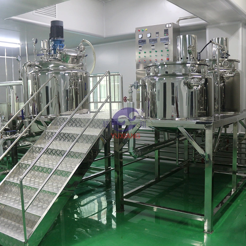 China Food Emulsifying Machine Cosmetics Vacuum Homogenizing Emulsifying Mixer
