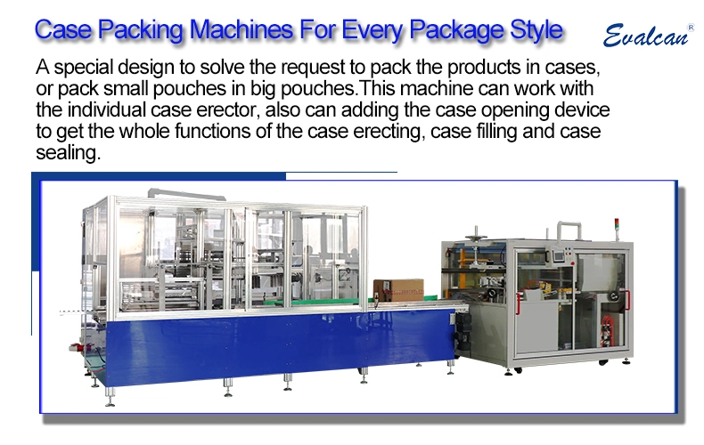 Automatic Case Packer for Food/Glass/Cans/Bottles