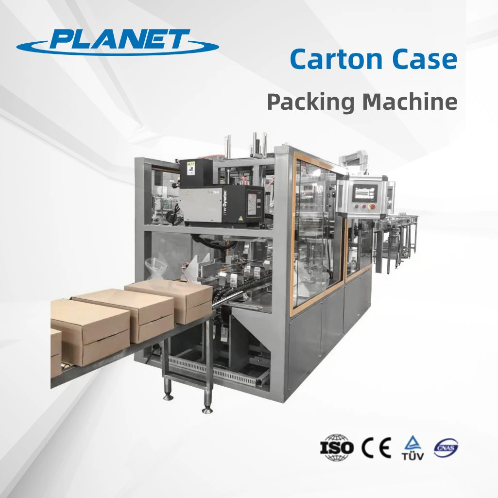 Automatic Cardboard Case Machine Sealant Silicone Line Conveyor System Cartridge Packing Carton Box Filler Packer/Glue Sealing
