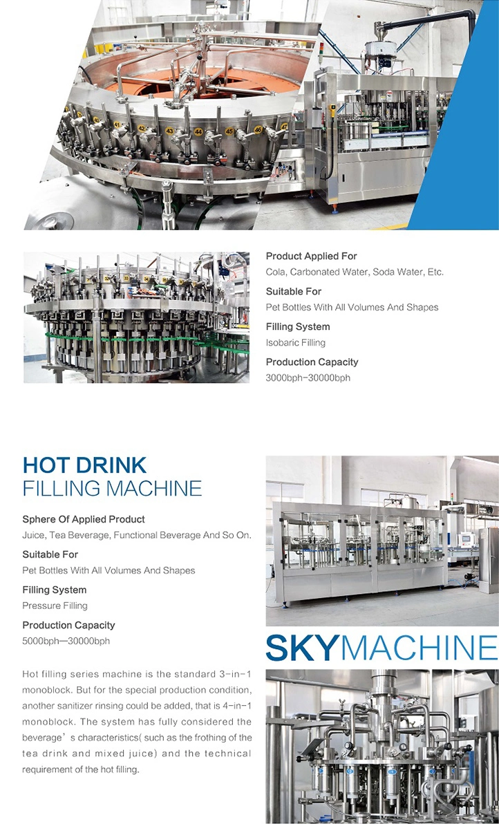 12000bph Pet Bottle Soft Drinking Filling Machine Automatic Soda Beer Sparkling Carbonated Energy Soft Drinks Making Beverage Processing Mixing Plant