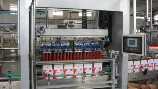 Automatic Pick Place Case Packer for Bottles/Cans Packing