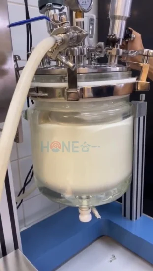 Hone 10L Small Vacuum Homogenizing Emulsifying Emulsification Cosmetic Face Cream High Viscosity Sample Products Making Mixer